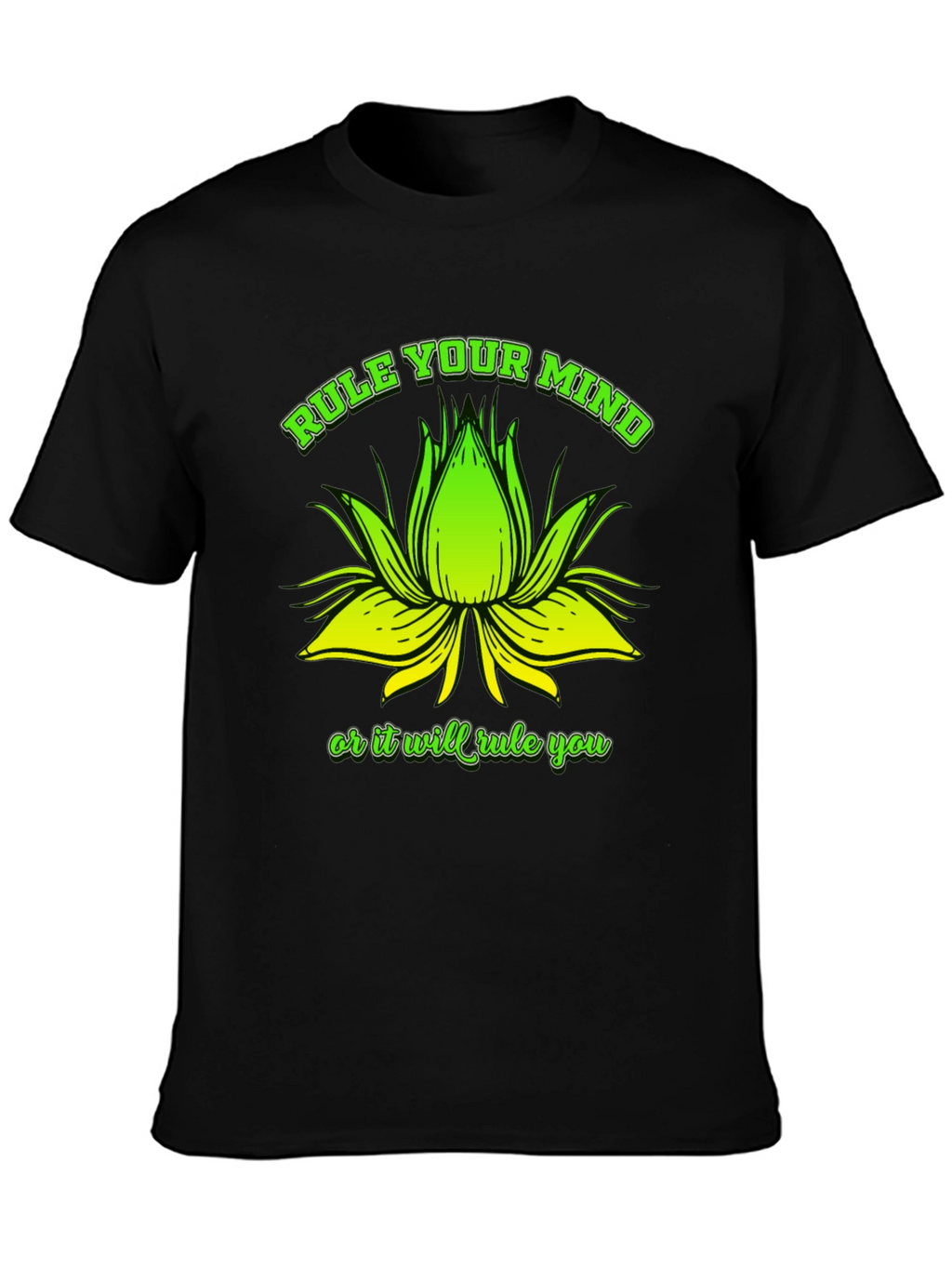 Rule Your Mind Black Graphic Tee