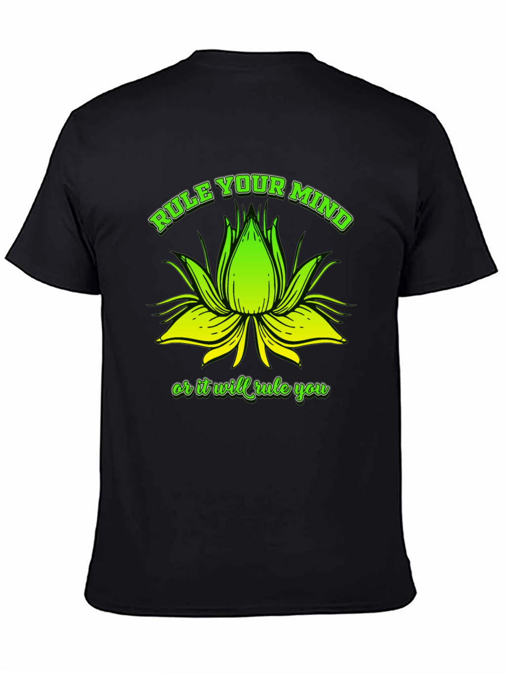 Rule Your Mind Black Graphic Tee