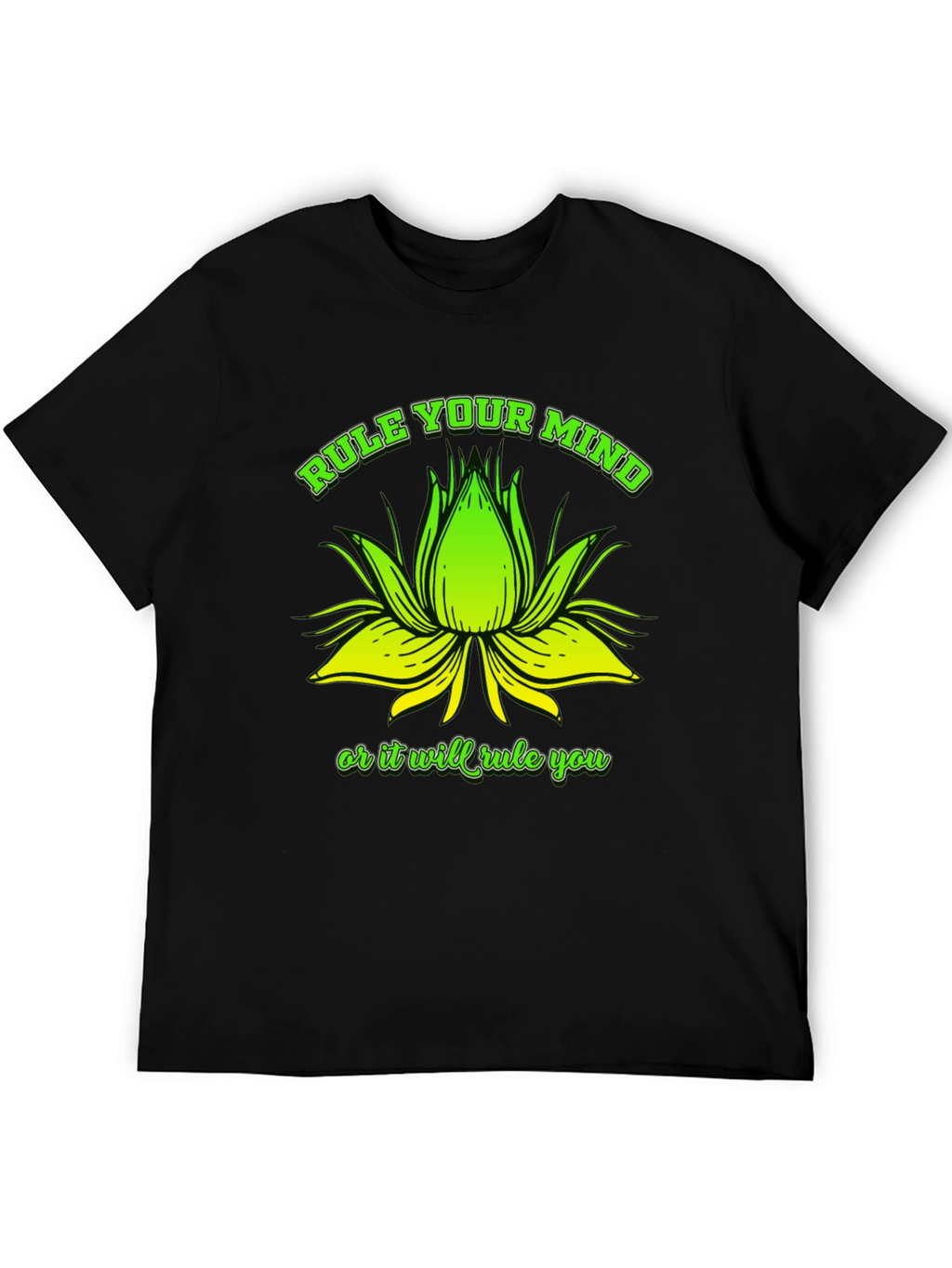 Rule Your Mind Black Graphic Tee