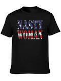 Nasty Woman USA Flag T-Shirt