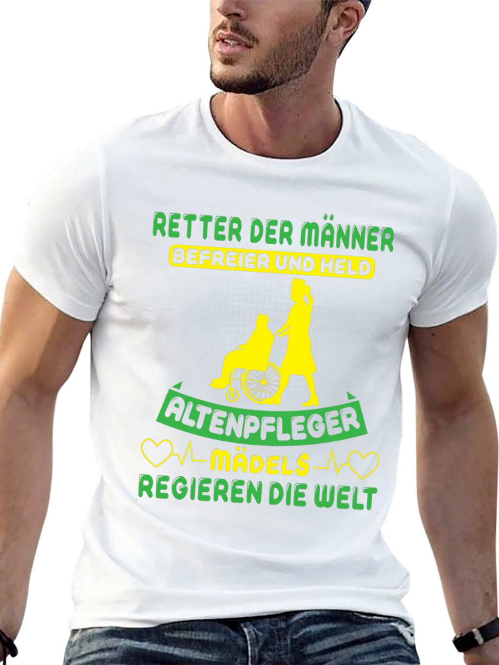 Altenpfleger Mädels Regieren T-Shirt