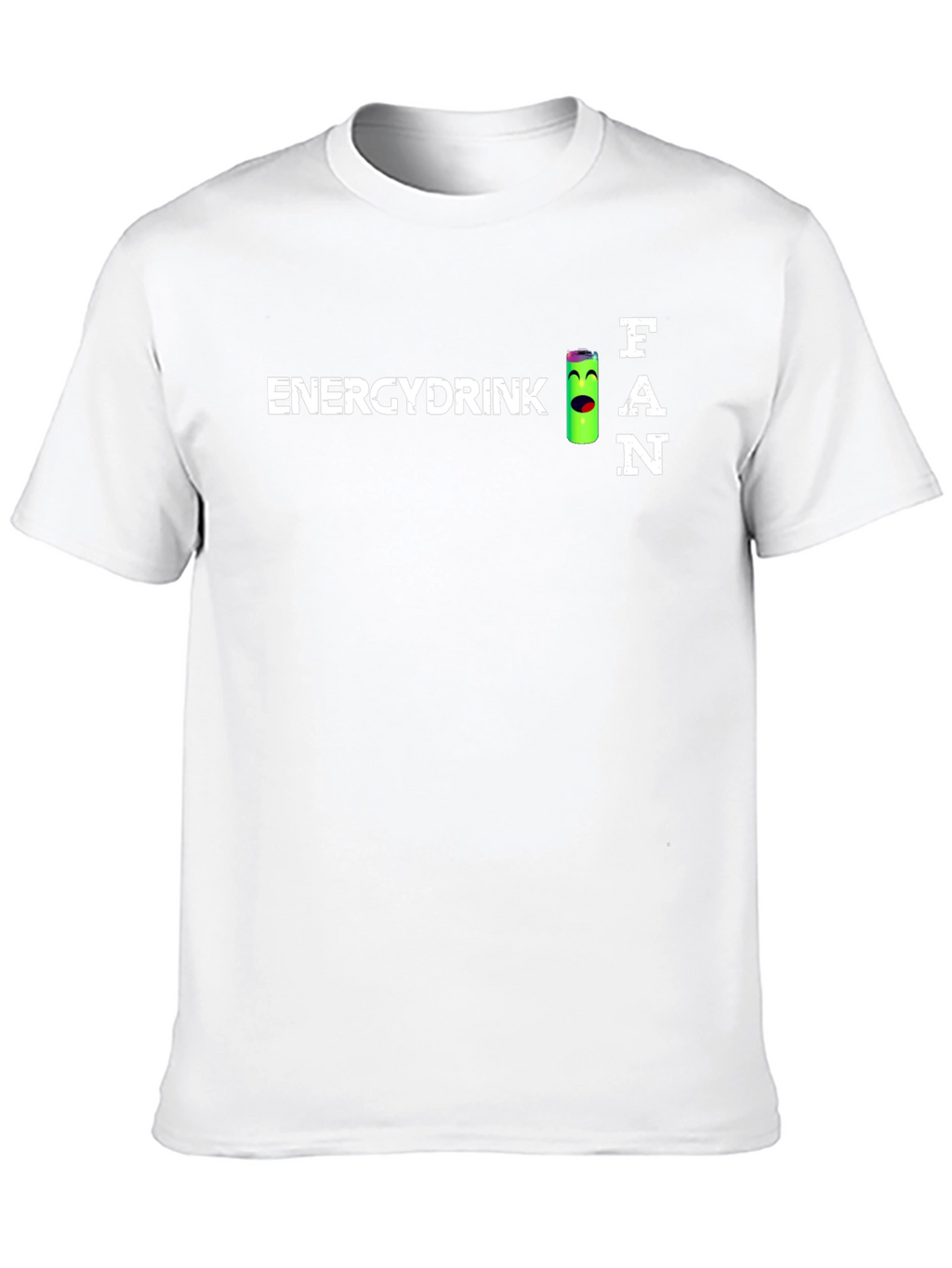 Energy Drink Fan T-Shirt - Black Crew Neck Tee