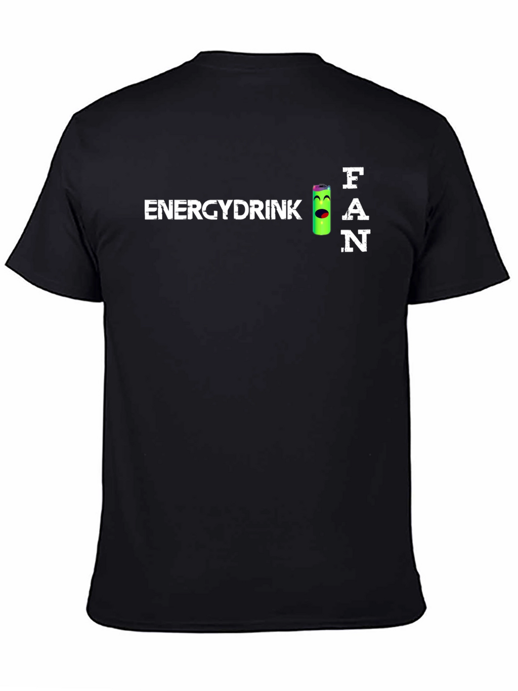 Energy Drink Fan T-Shirt - Black Crew Neck Tee