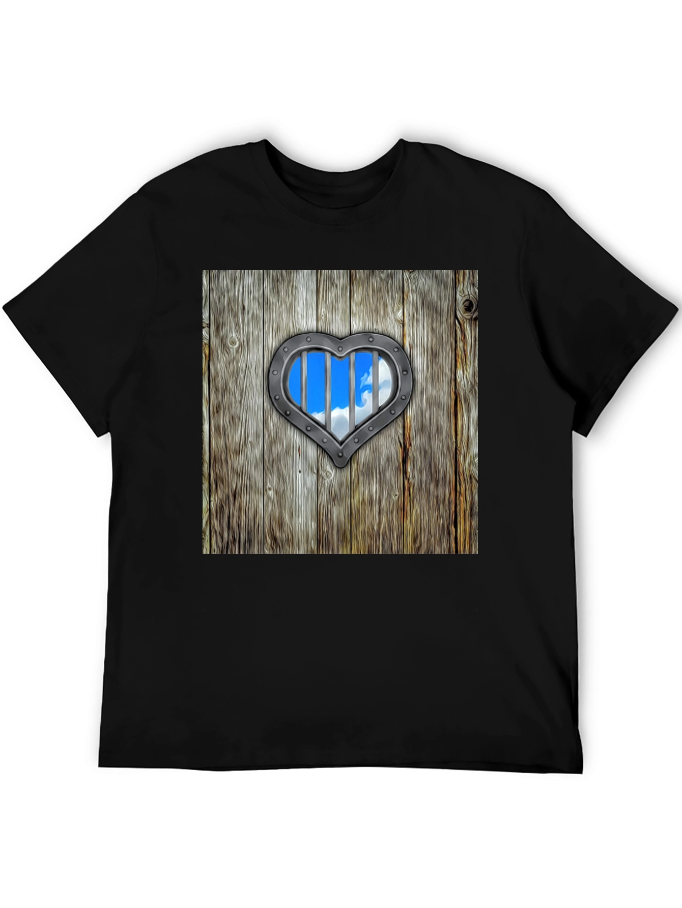 Heart-Shaped Window Graphic Tee