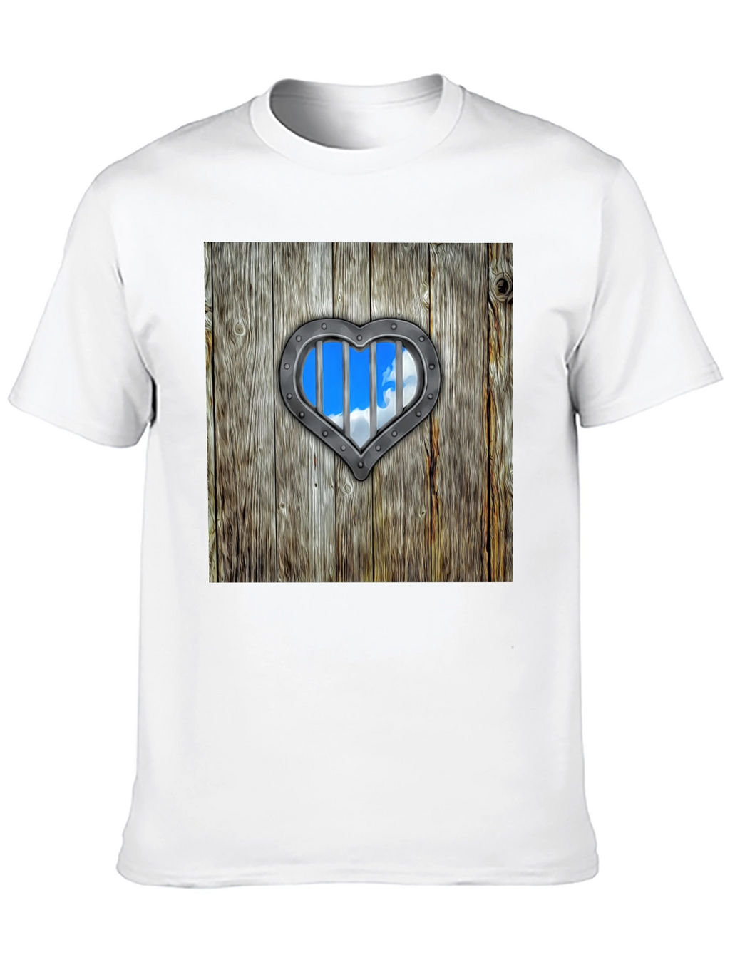 Heart-Shaped Window Graphic Tee