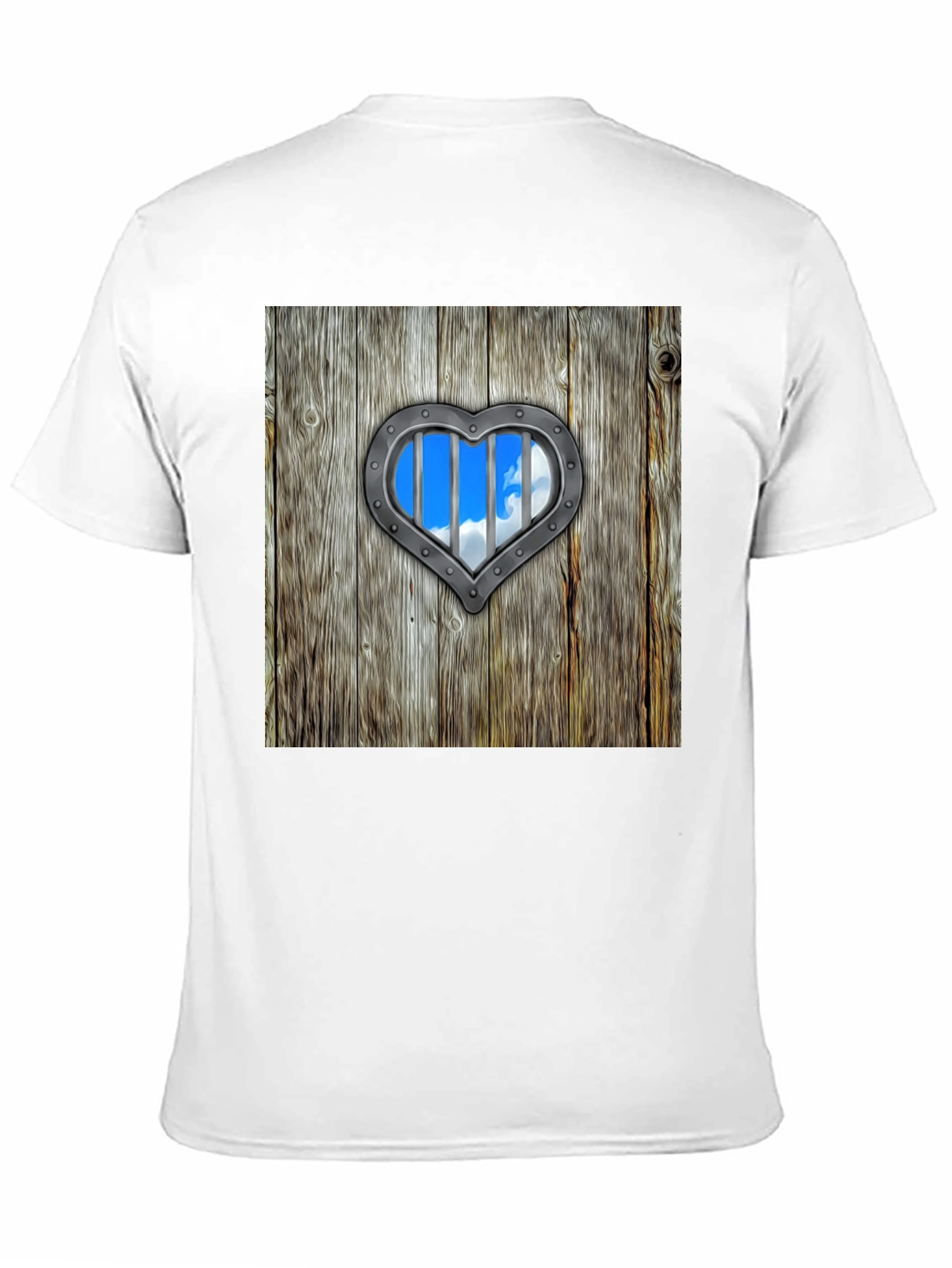 Heart-Shaped Window Graphic Tee