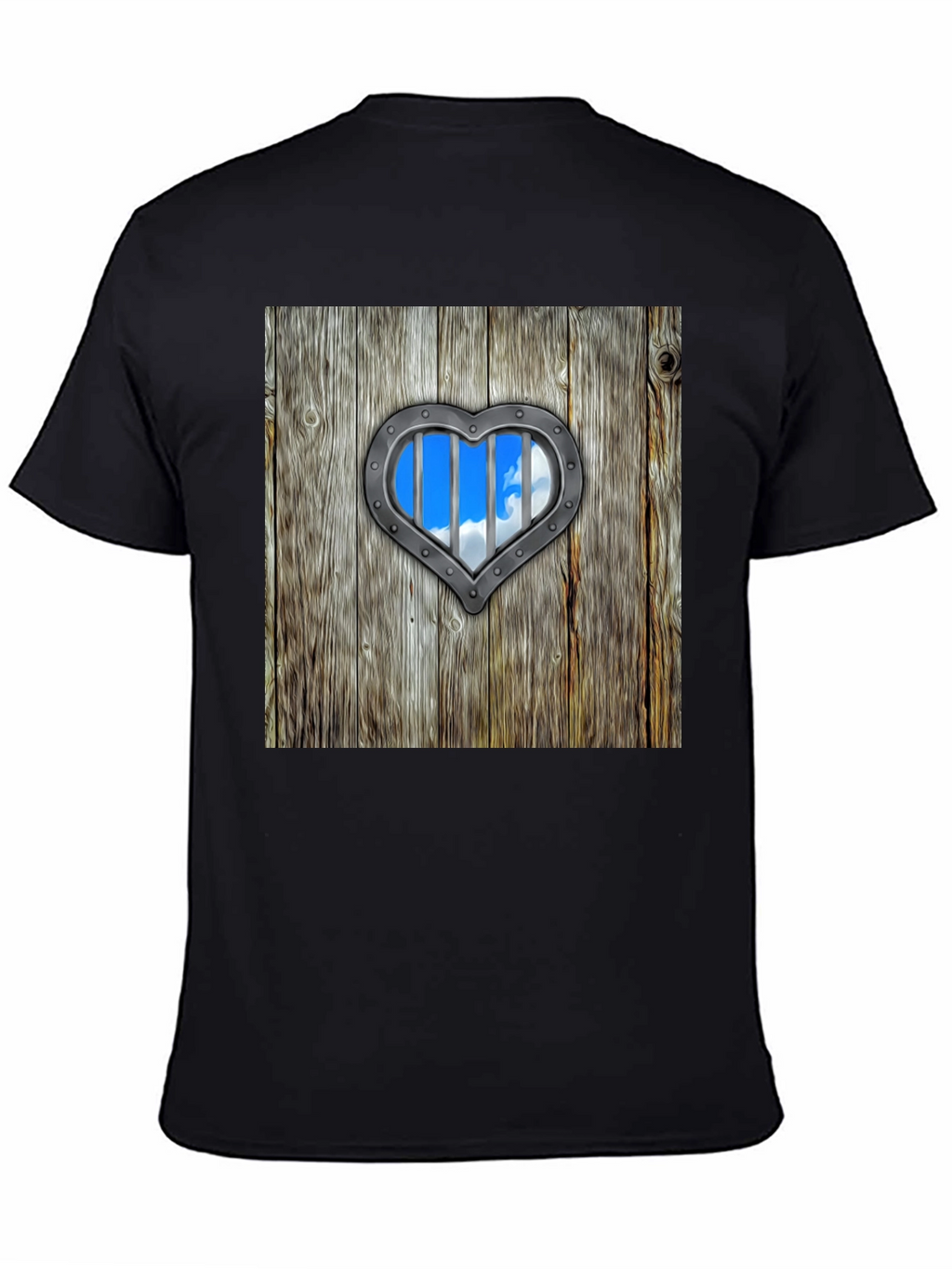 Heart-Shaped Window Graphic Tee