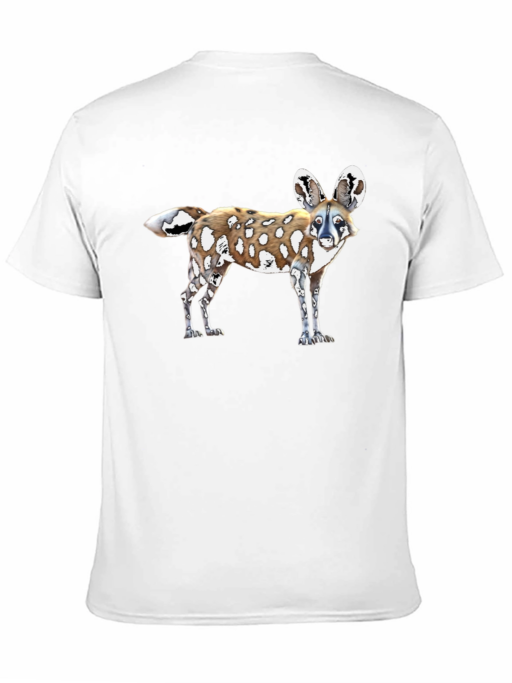 African Wild Dog Graphic Tee - Black