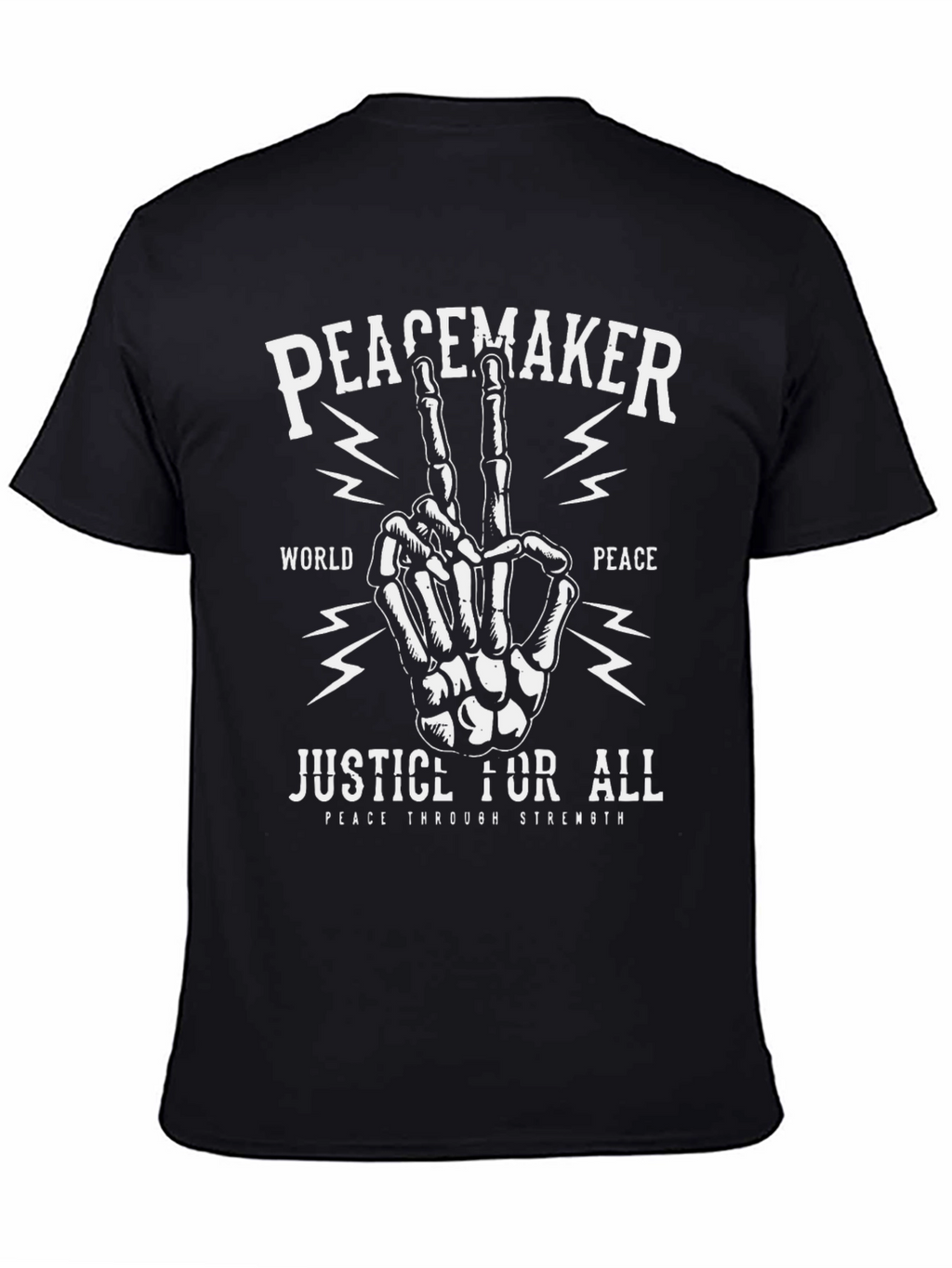 Peacemaker Justice For All Black T-Shirt