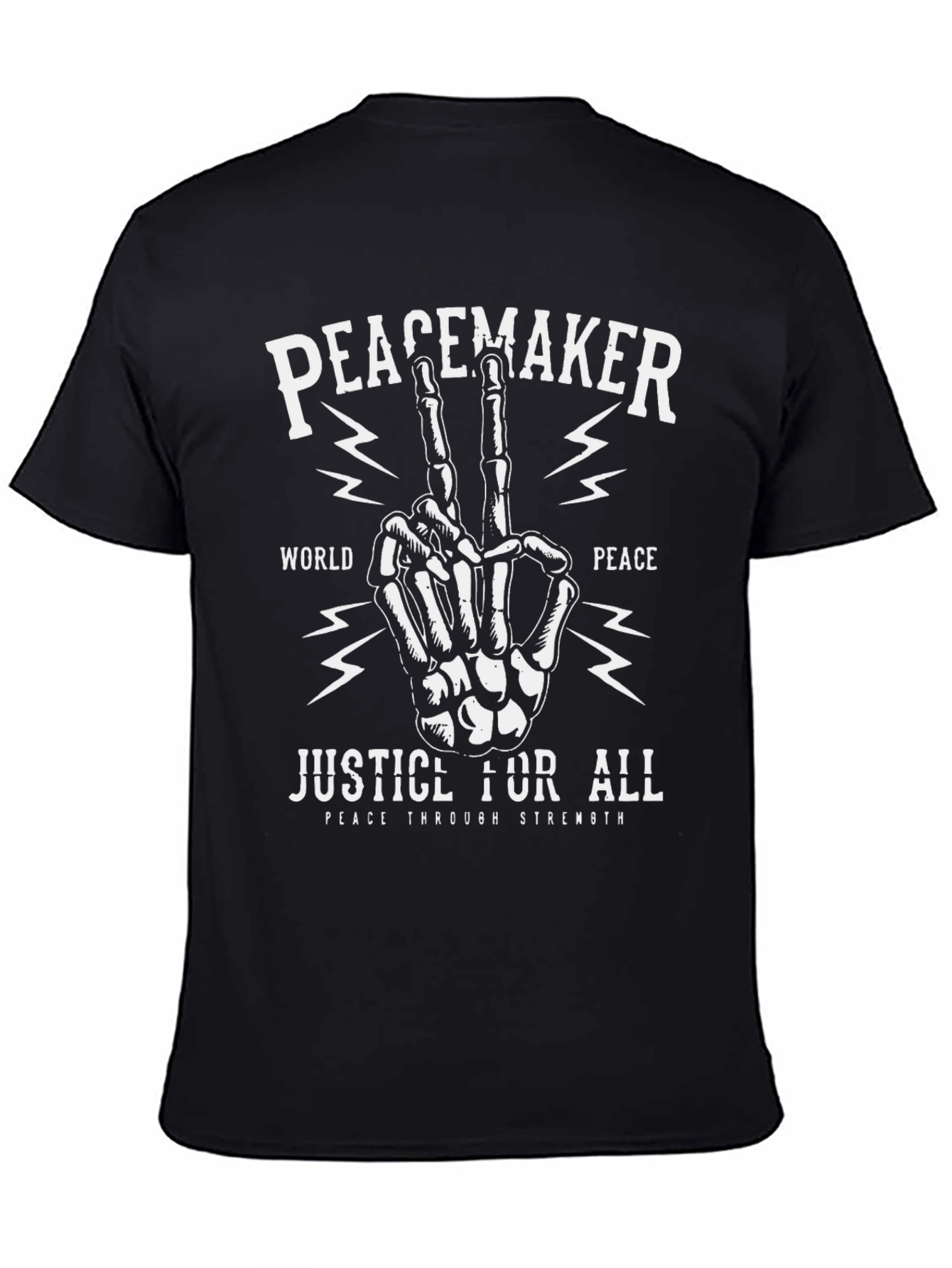 Peacemaker Justice For All Black T-Shirt