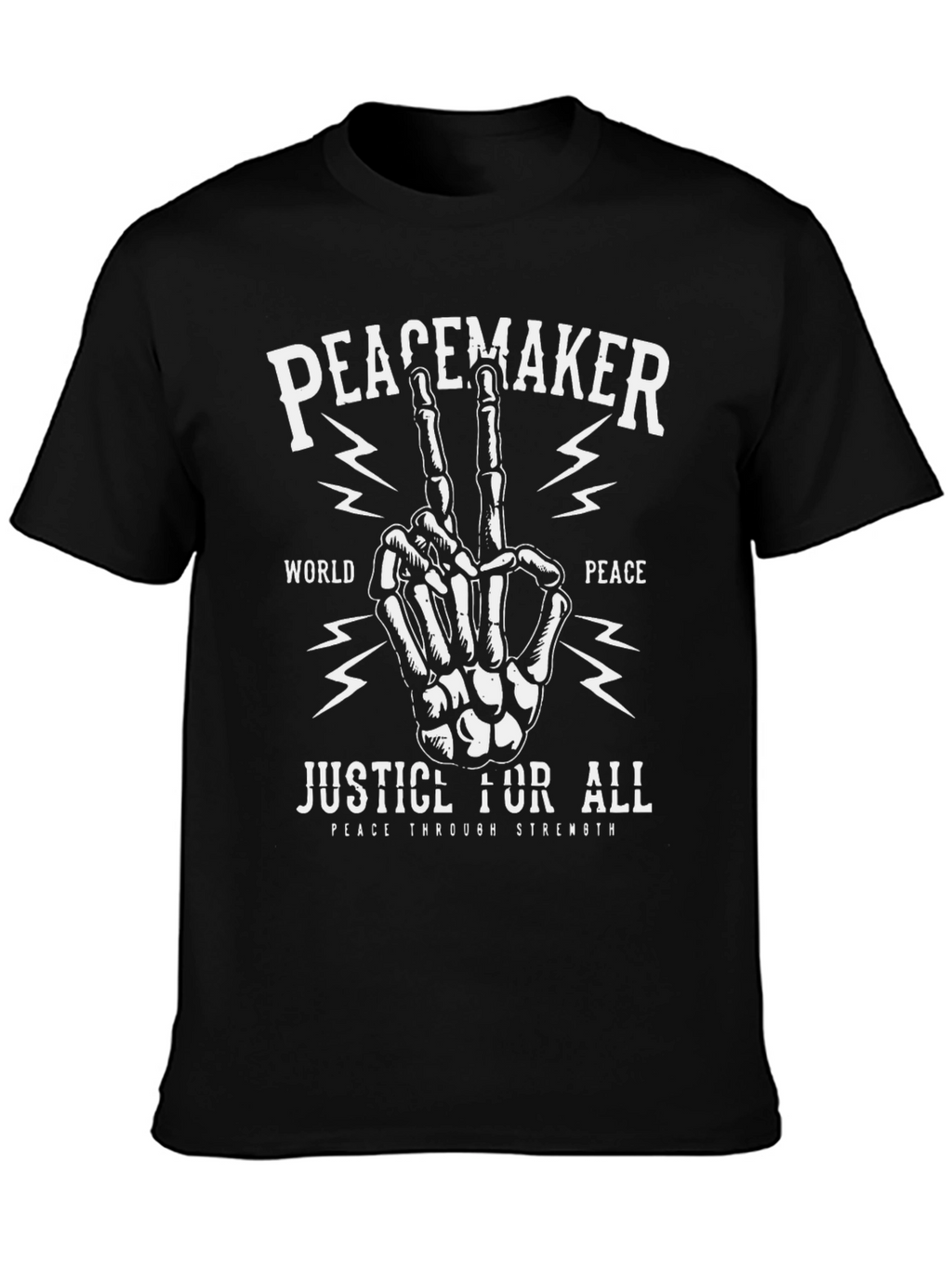 Peacemaker Justice For All Black T-Shirt