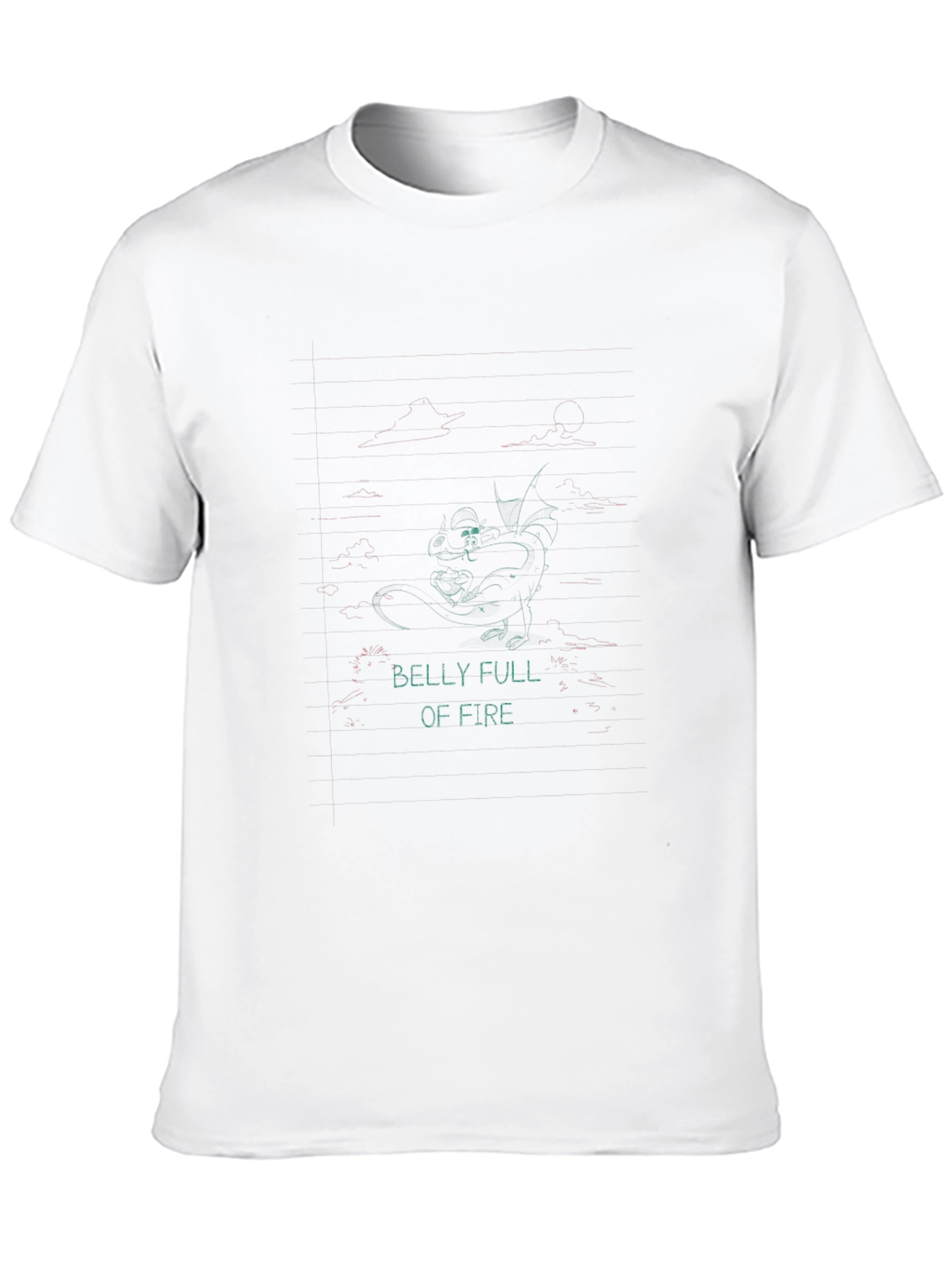 Belly Full Of Fire Black Graphic Tee