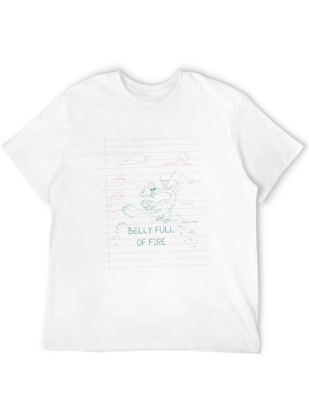 Belly Full Of Fire Black Graphic Tee