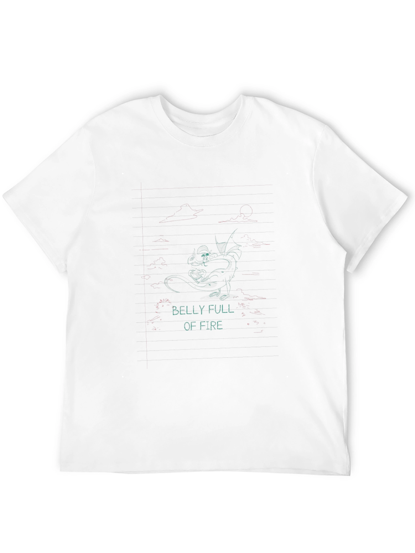 Belly Full Of Fire Black Graphic Tee