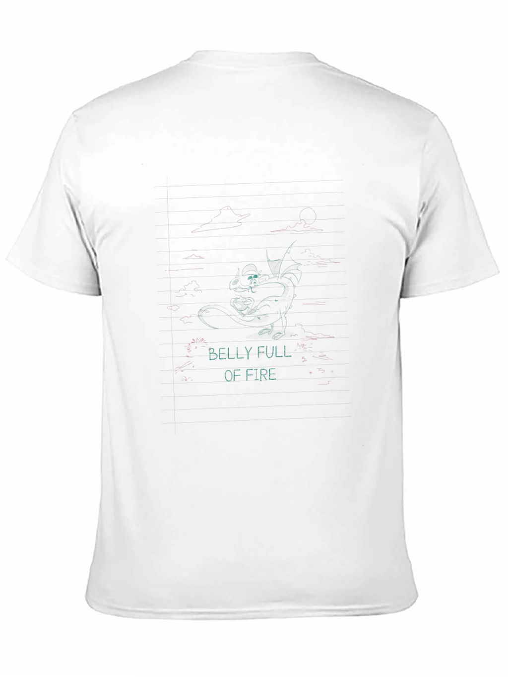 Belly Full Of Fire Black Graphic Tee