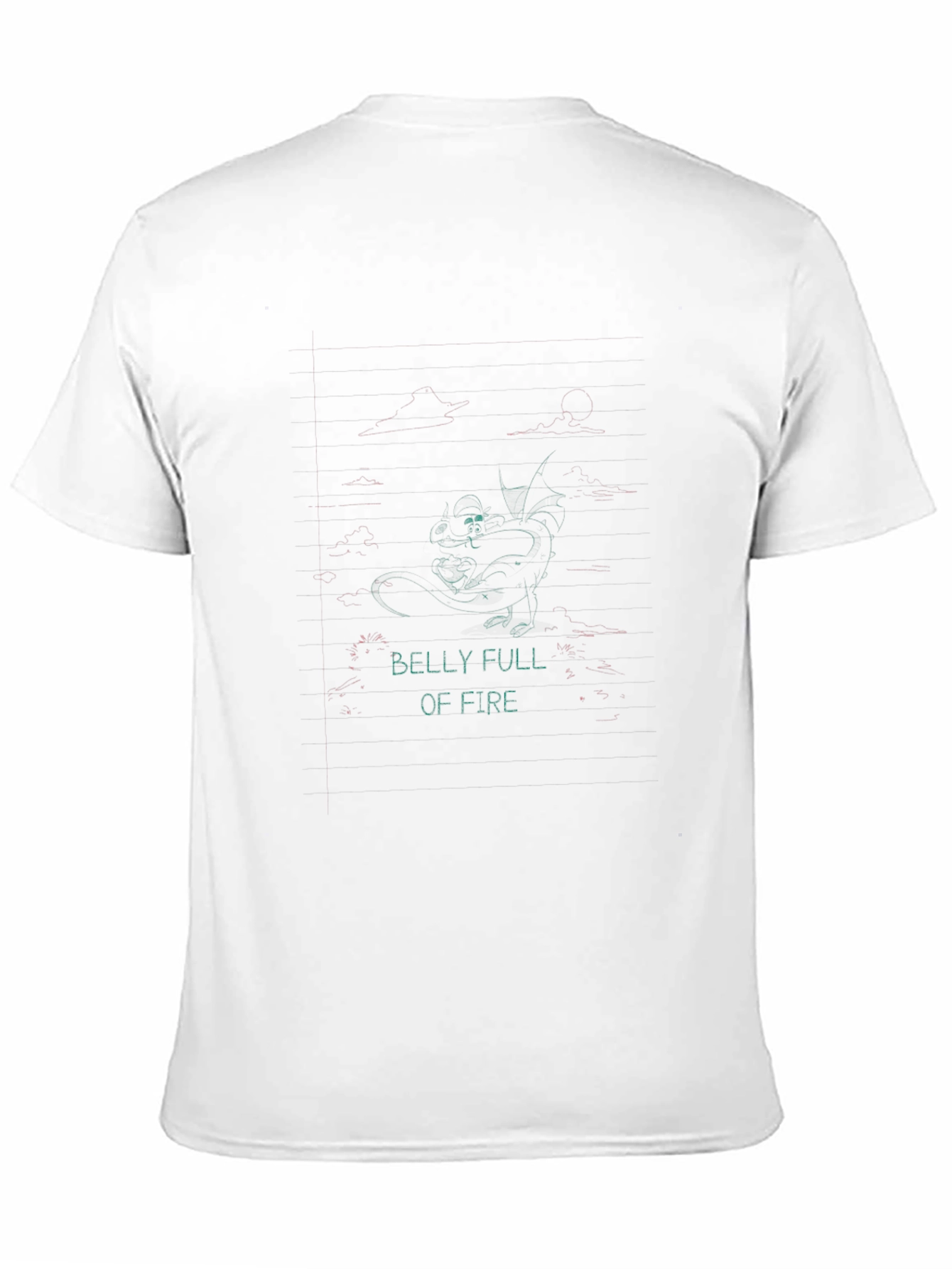 Belly Full Of Fire Black Graphic Tee
