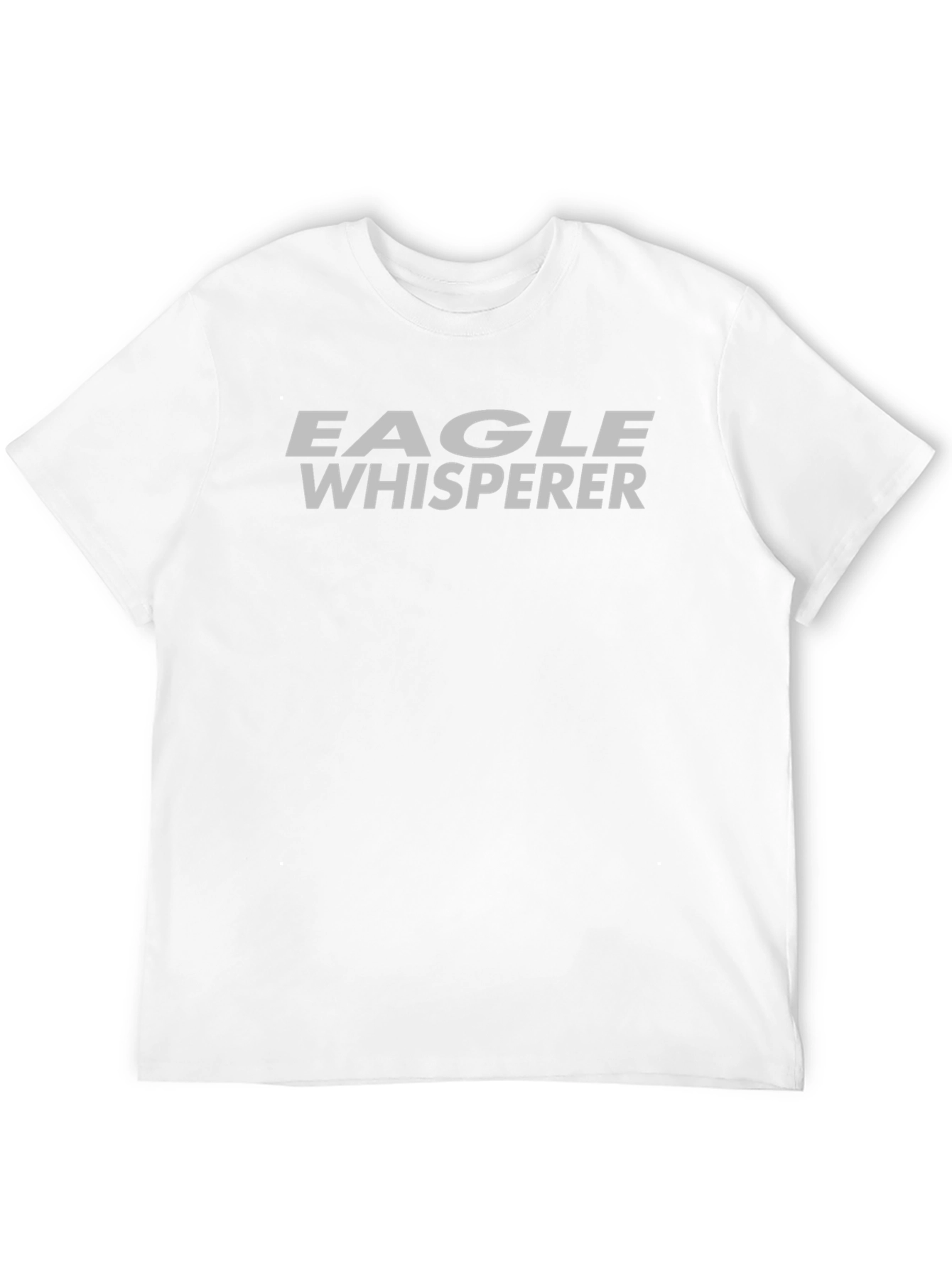 Eagle Whisperer Graphic Tee - Black Cotton T-Shirt
