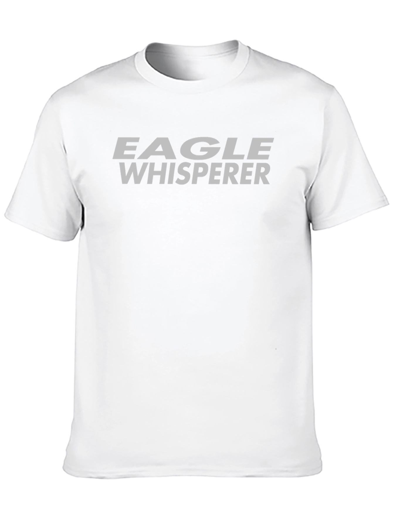 Eagle Whisperer Graphic Tee - Black Cotton T-Shirt