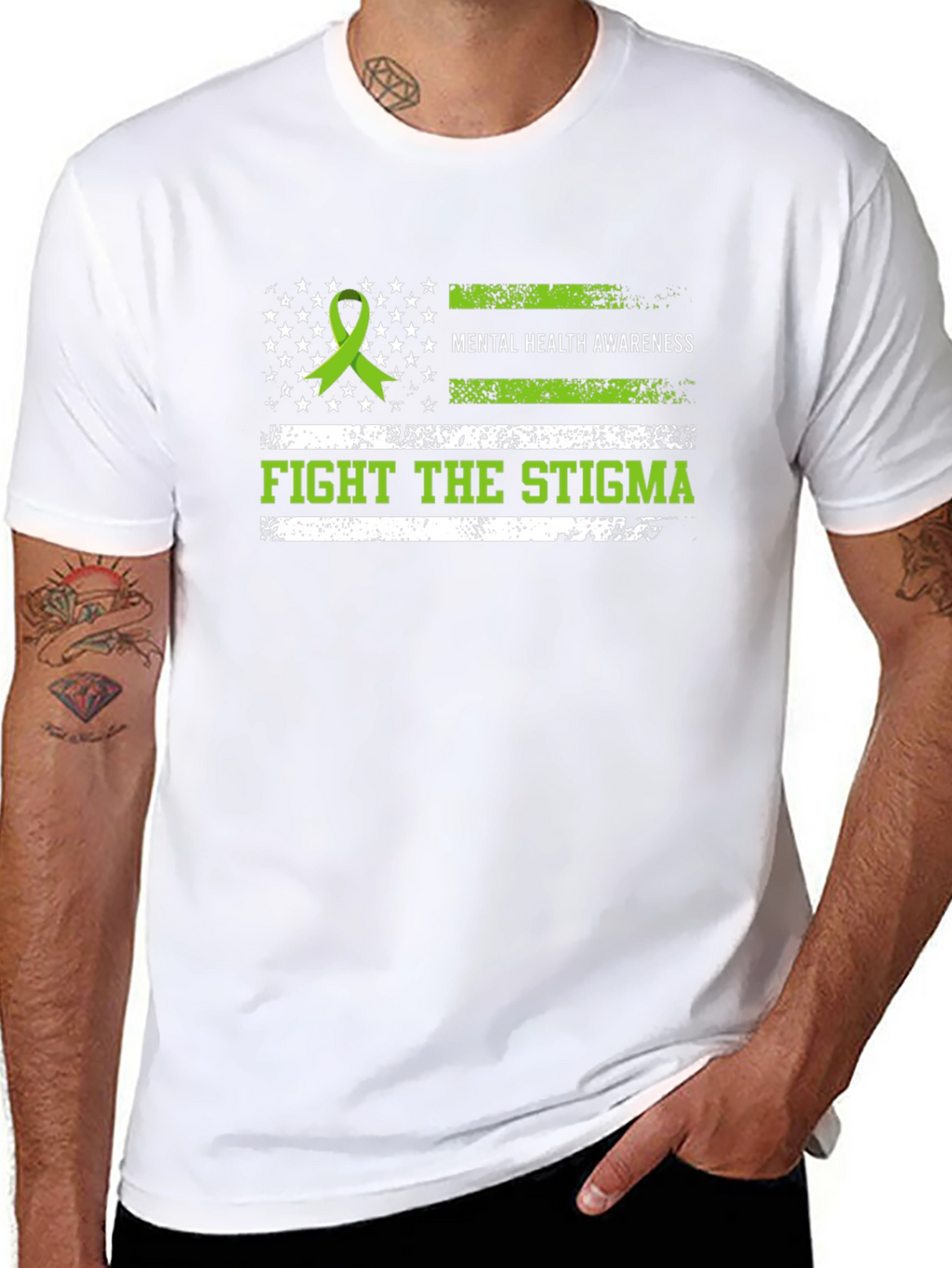 Mental Health Awareness Tee - Fight The Stigma