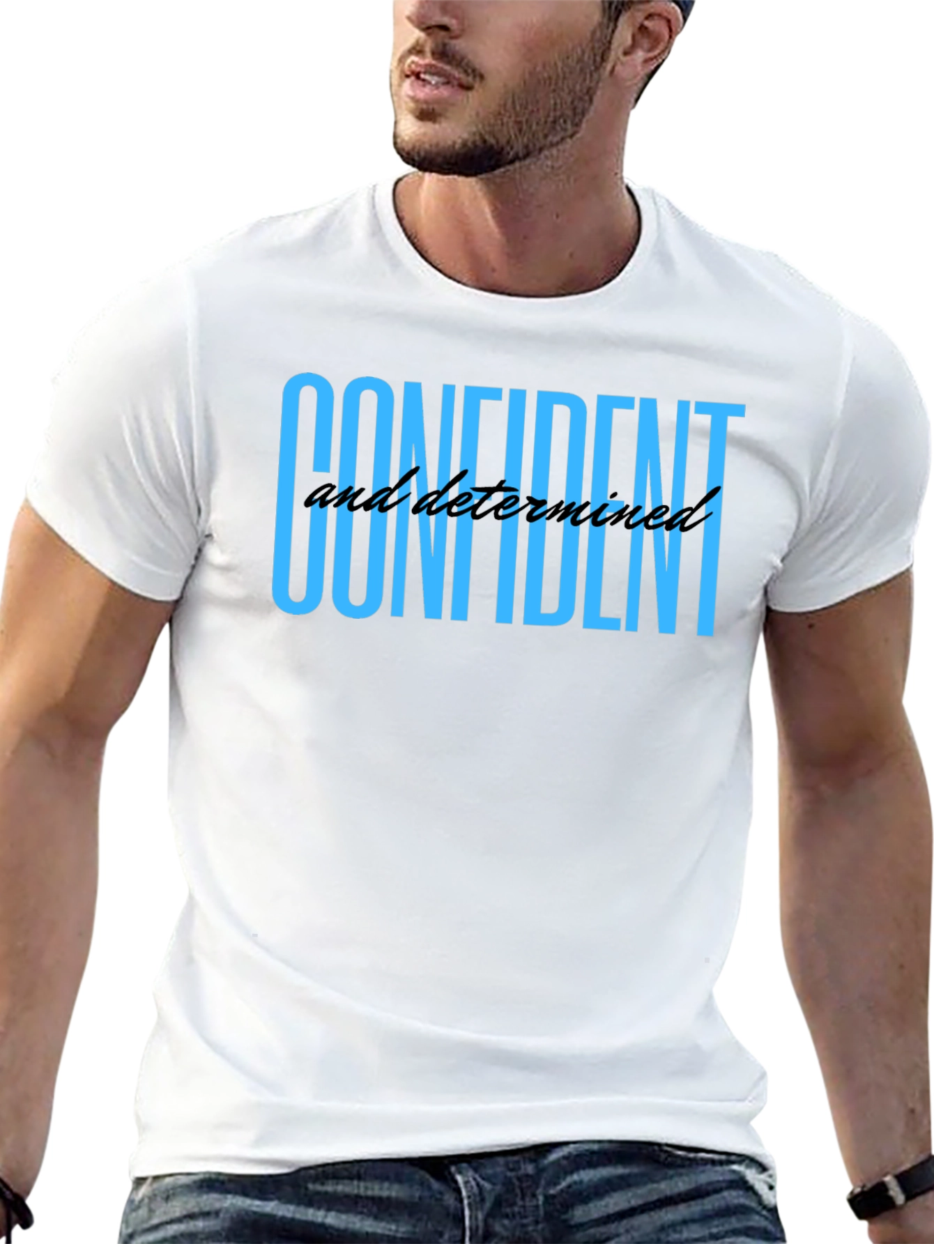 Confident and Determined Black T-Shirt