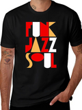 Funky Jazz Soul T-Shirt - Bold Graphic Tee