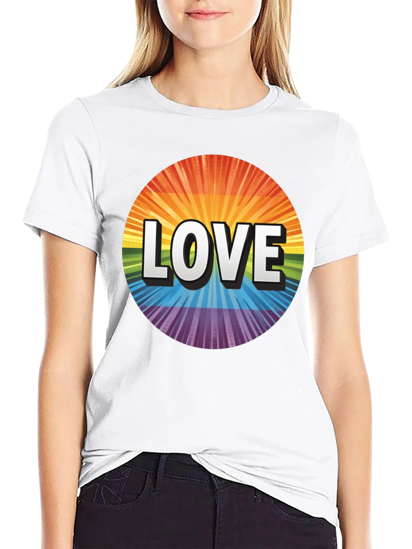 Love Rainbow Graphic Tee