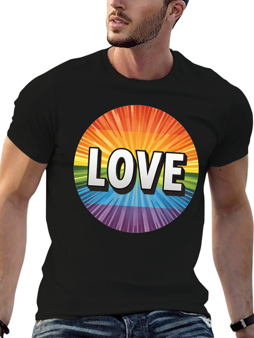 Love Rainbow Graphic Tee