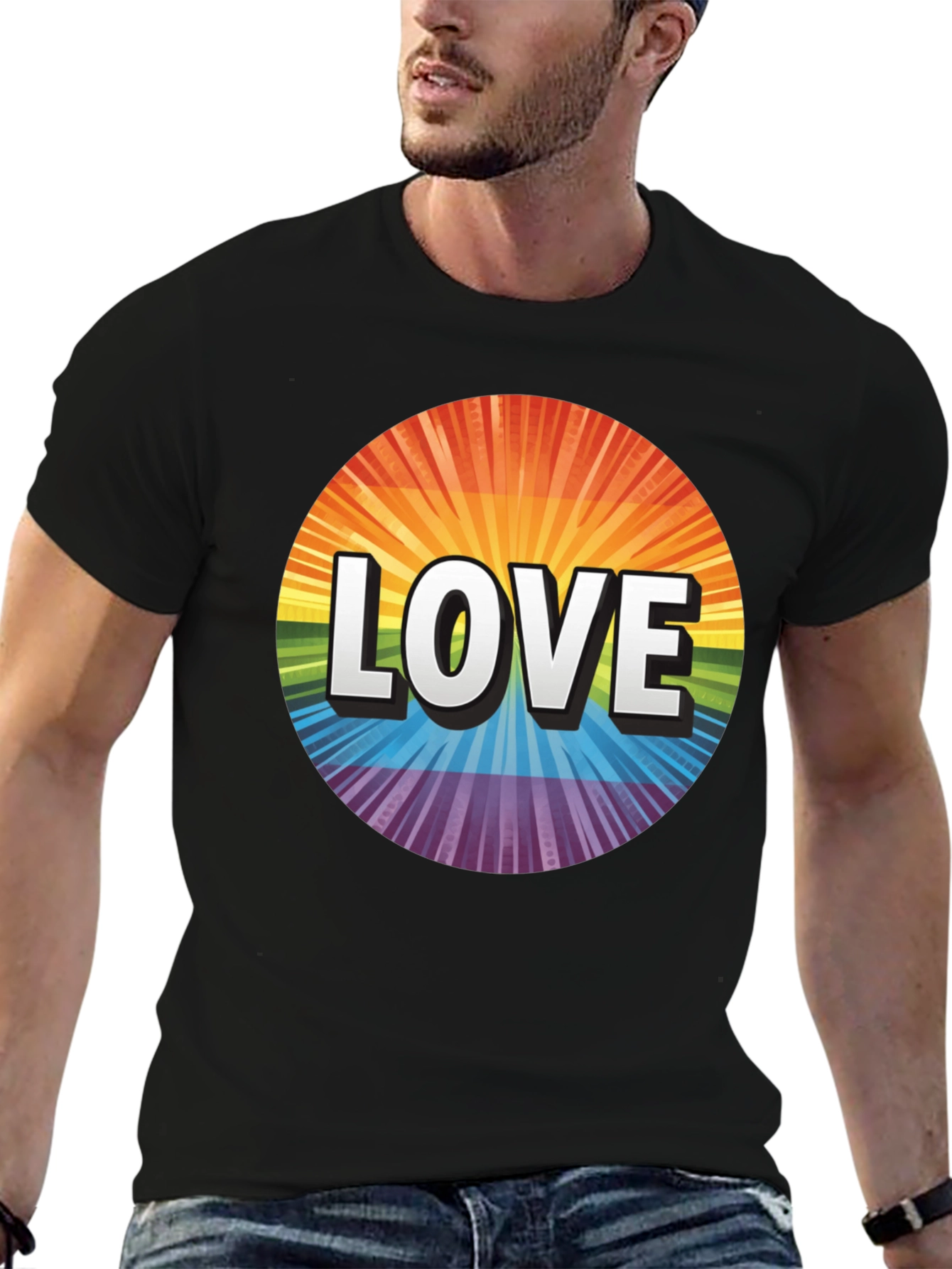 Love Rainbow Graphic Tee
