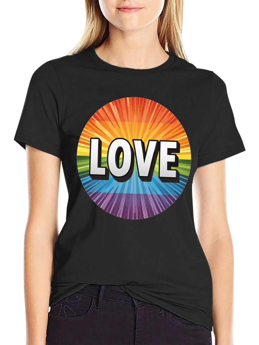 Love Rainbow Graphic Tee