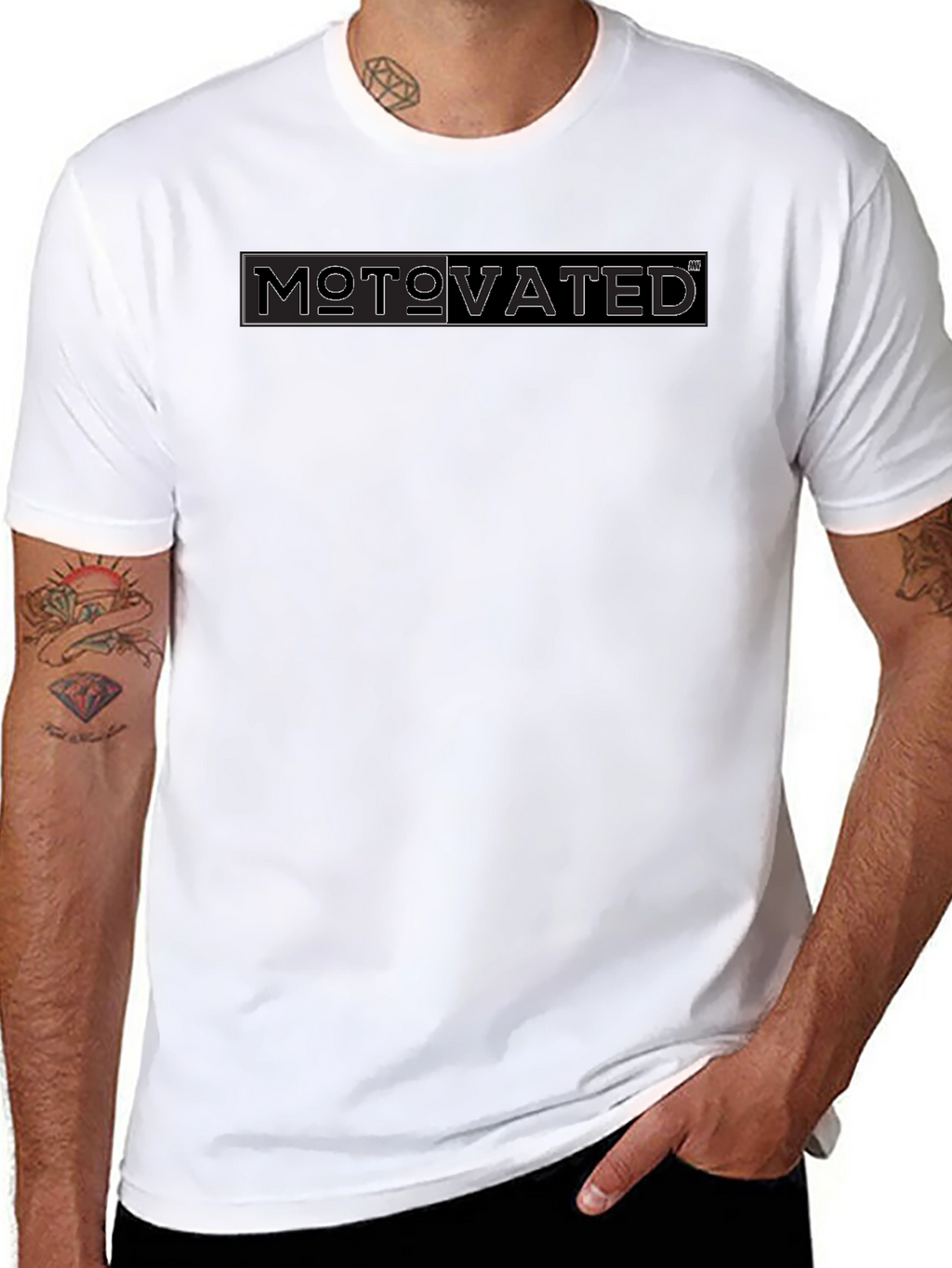 Motovated Black Graphic Tee