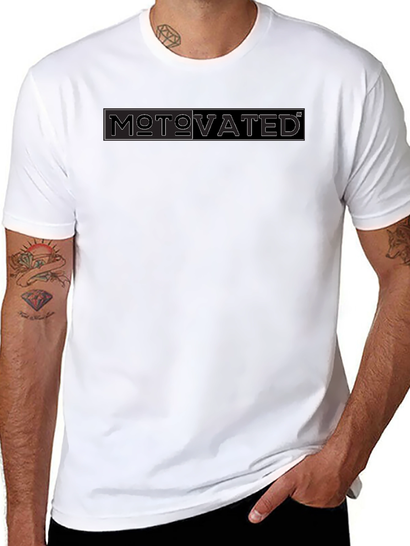Motovated Black Graphic Tee