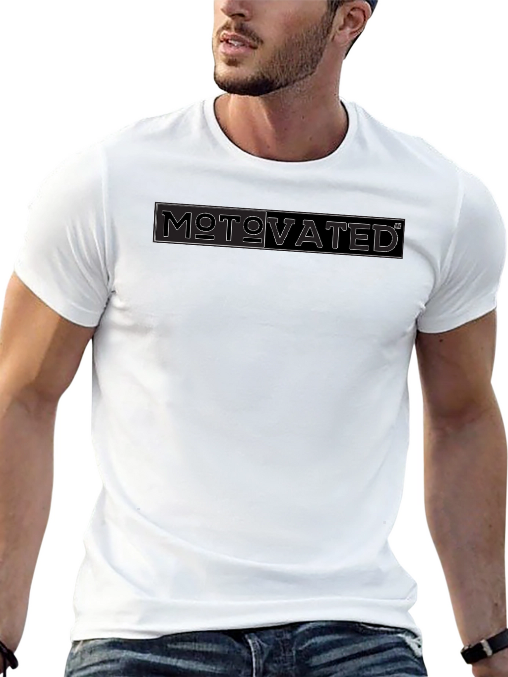 Motovated Black Graphic Tee