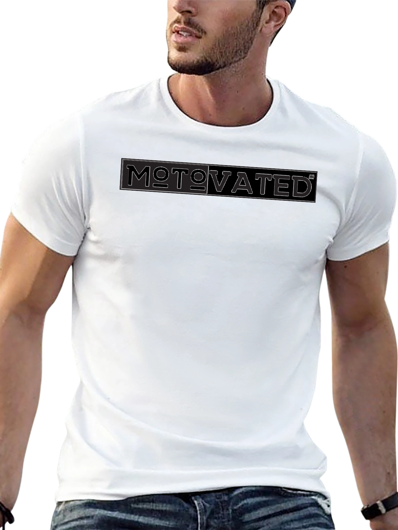 Motovated Black Graphic Tee