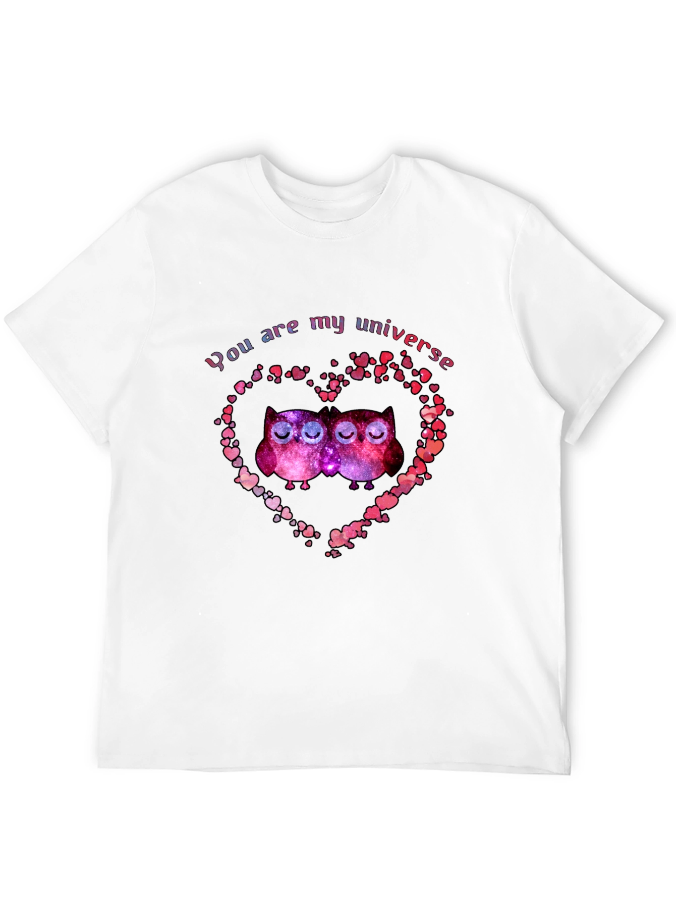 You Are My Universe Owls Heart T-Shirt