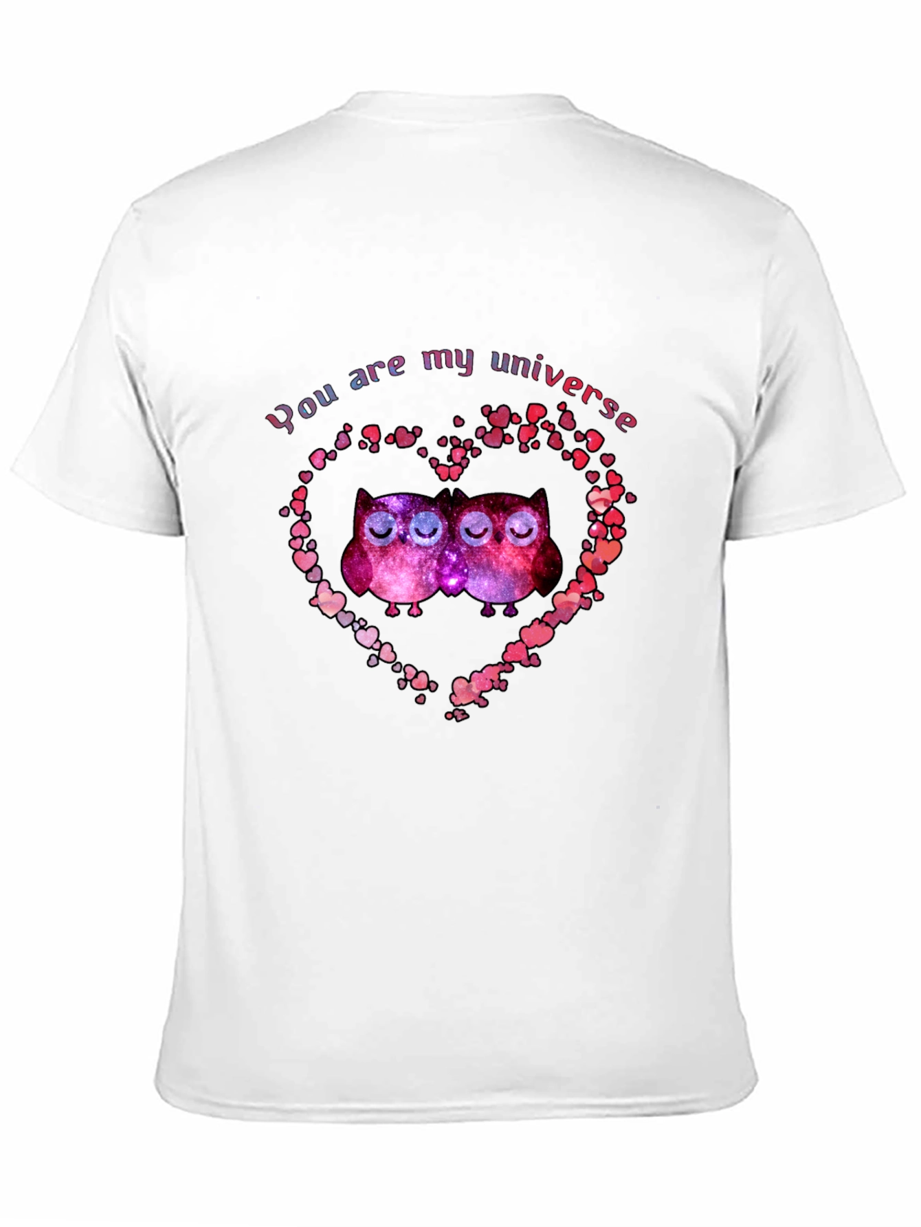 You Are My Universe Owls Heart T-Shirt