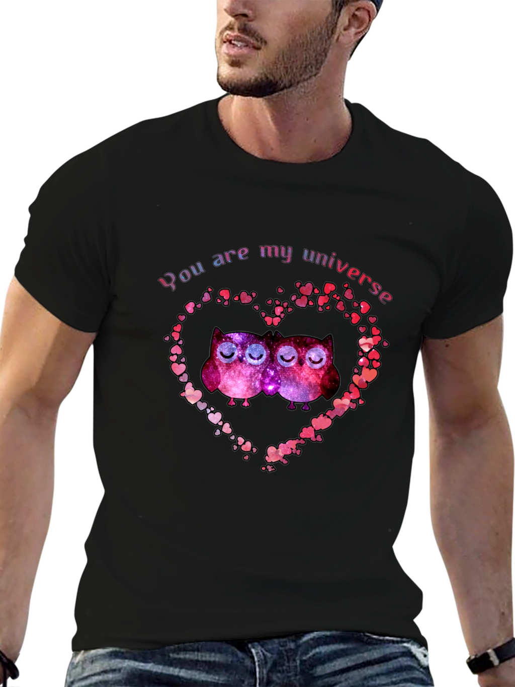 You Are My Universe Owls Heart T-Shirt