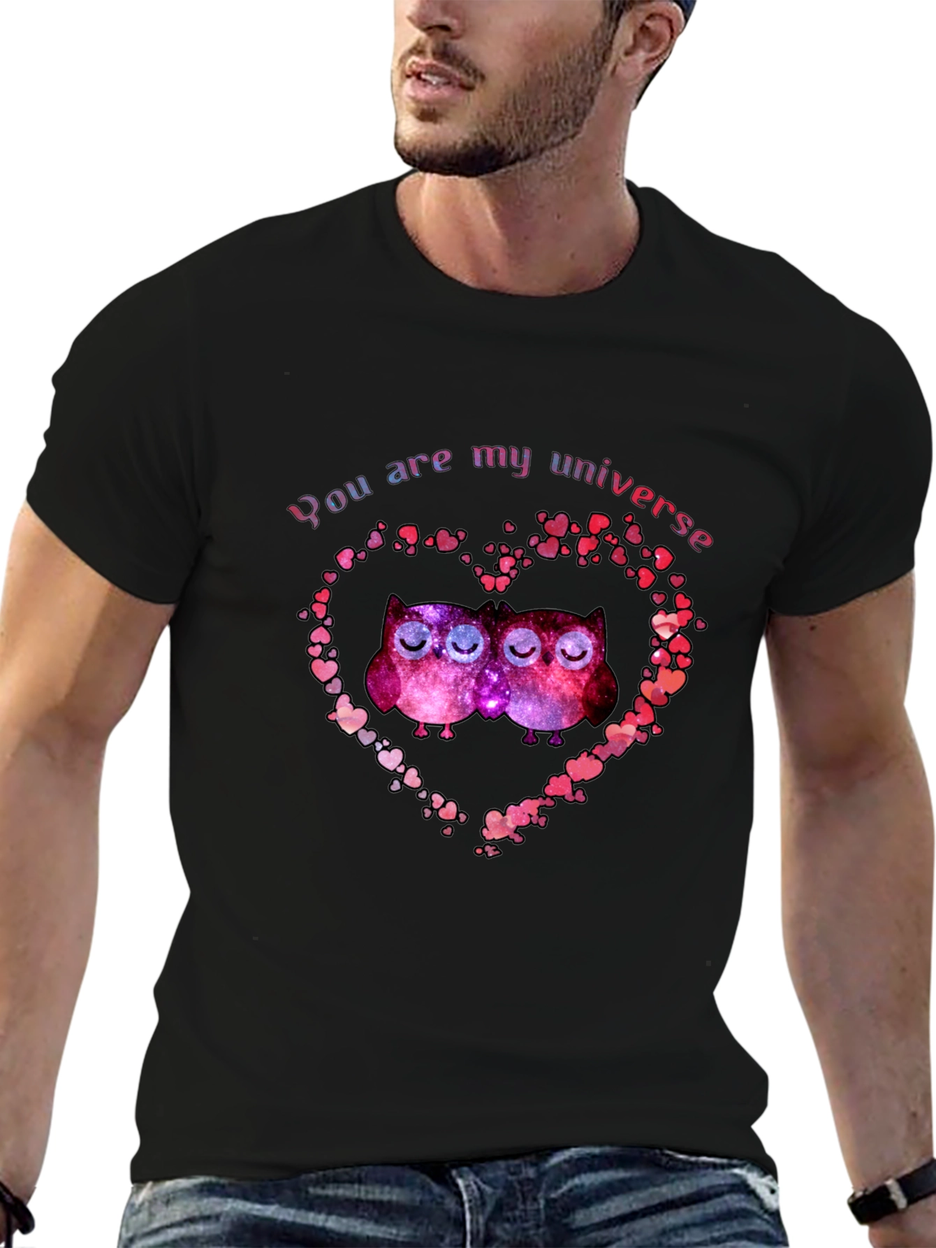 You Are My Universe Owls Heart T-Shirt