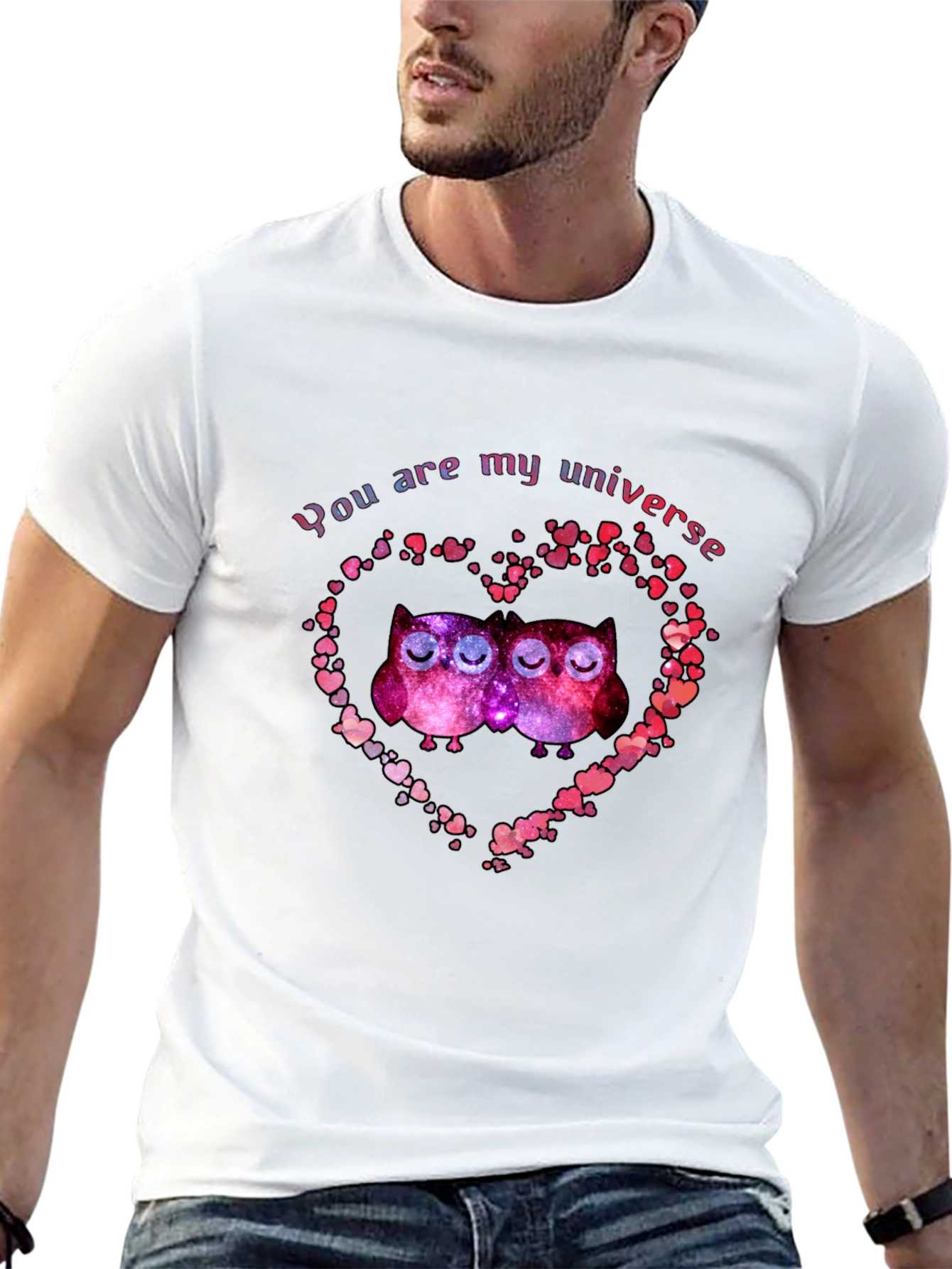 You Are My Universe Owls Heart T-Shirt