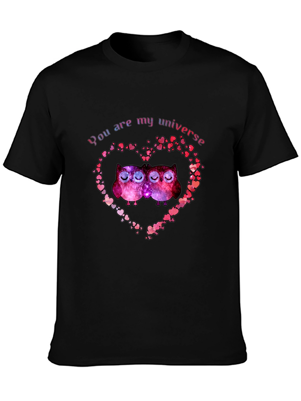 You Are My Universe Owls Heart T-Shirt