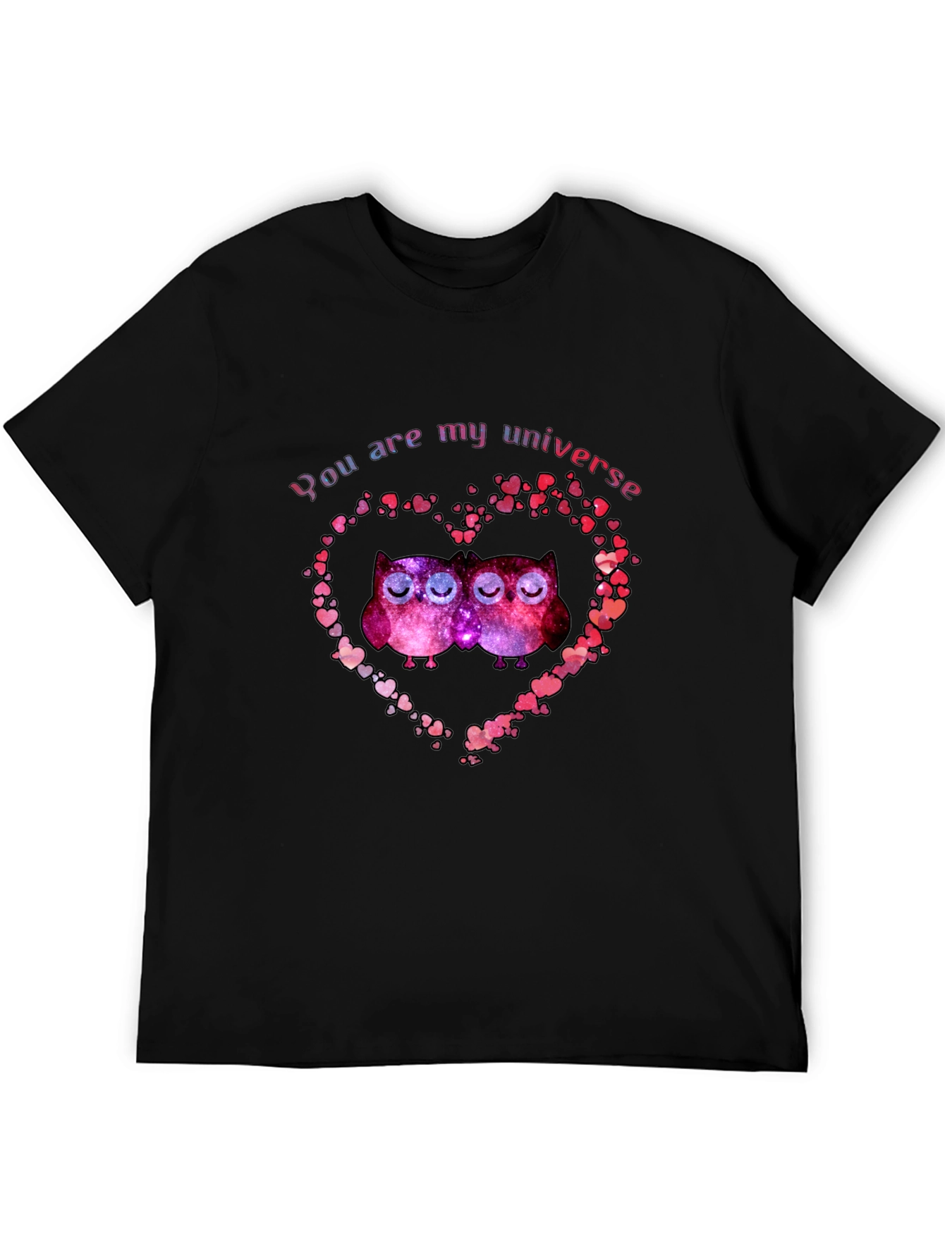 You Are My Universe Owls Heart T-Shirt