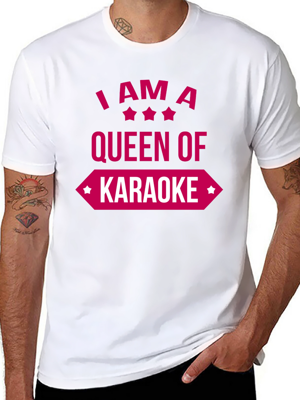 Queen of Karaoke Graphic Tee - Fun & Stylish!