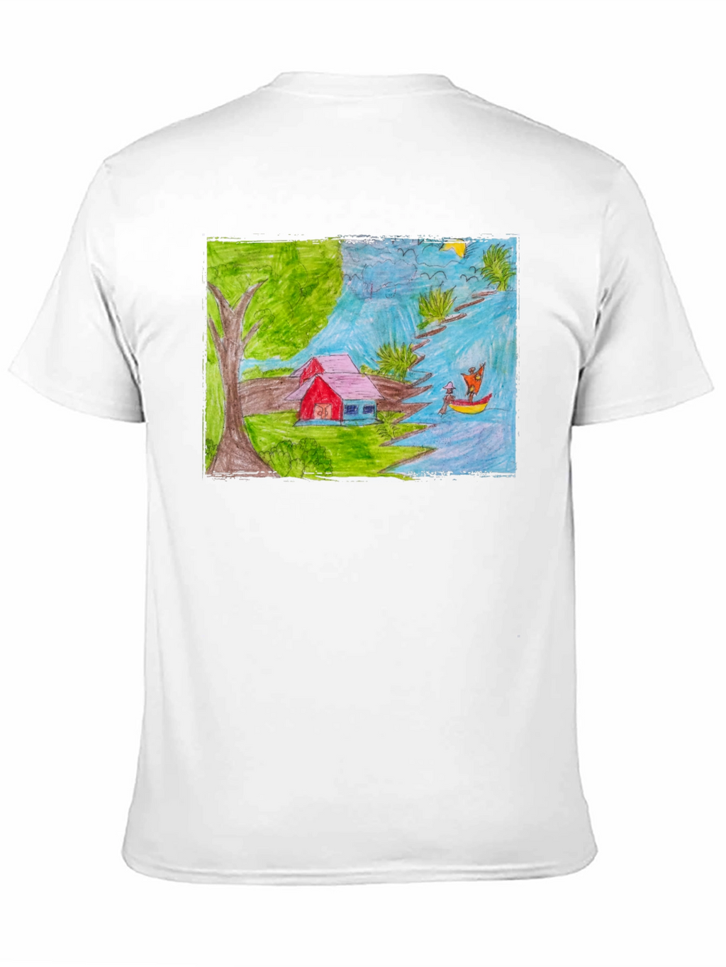 Artistic Hand-Drawn T-Shirt
