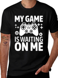 My Game Is Waiting On Me - Gamer T-Shirt