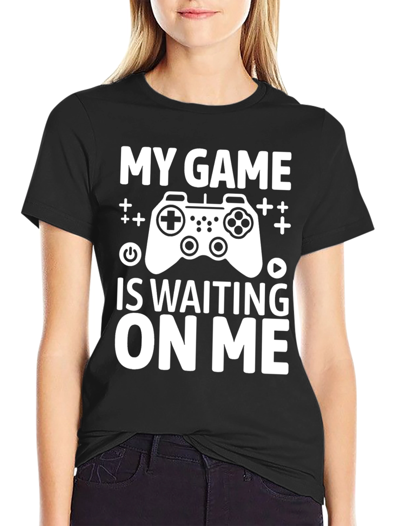 My Game Is Waiting On Me - Gamer T-Shirt