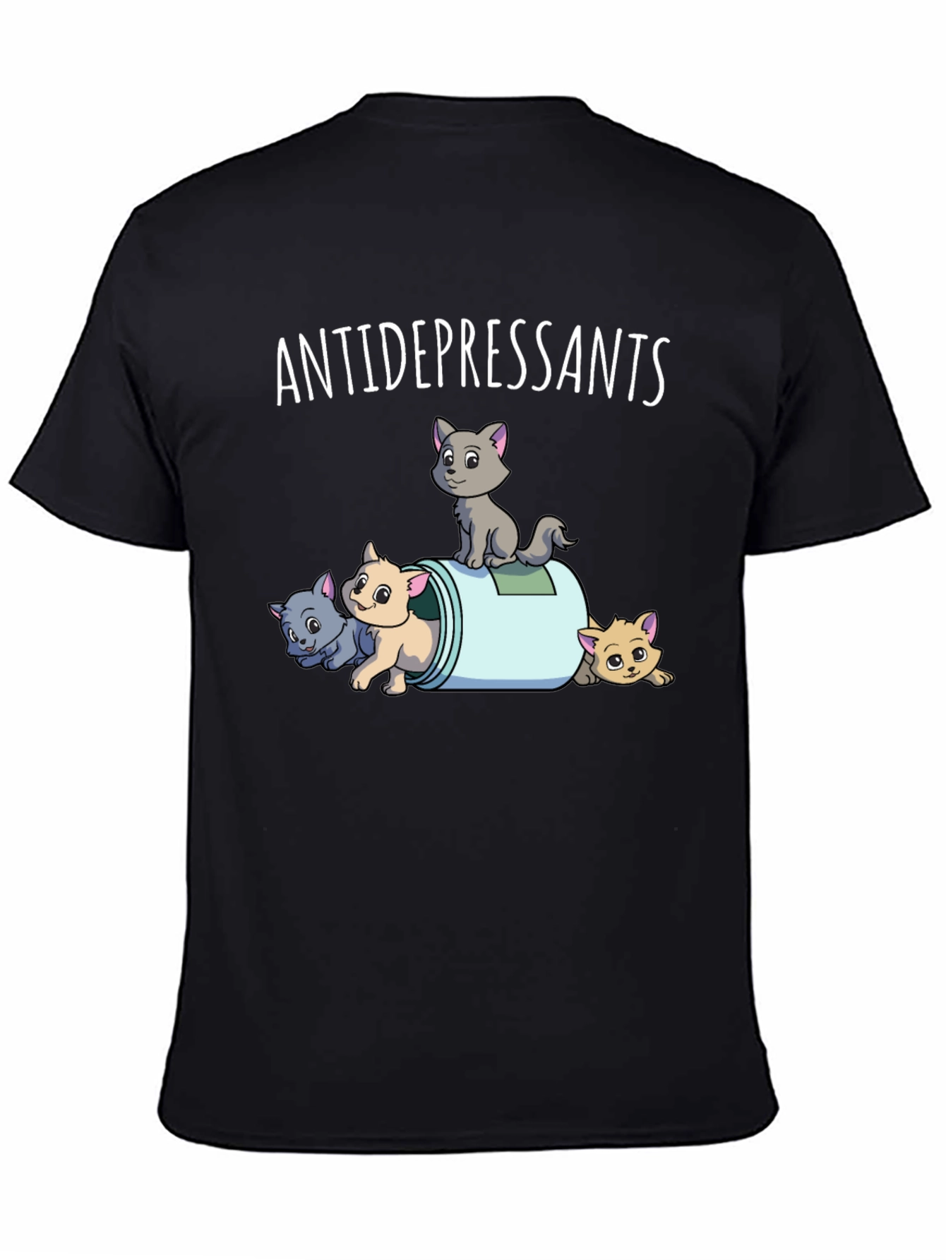 Antidepressants Cats Graphic Tee