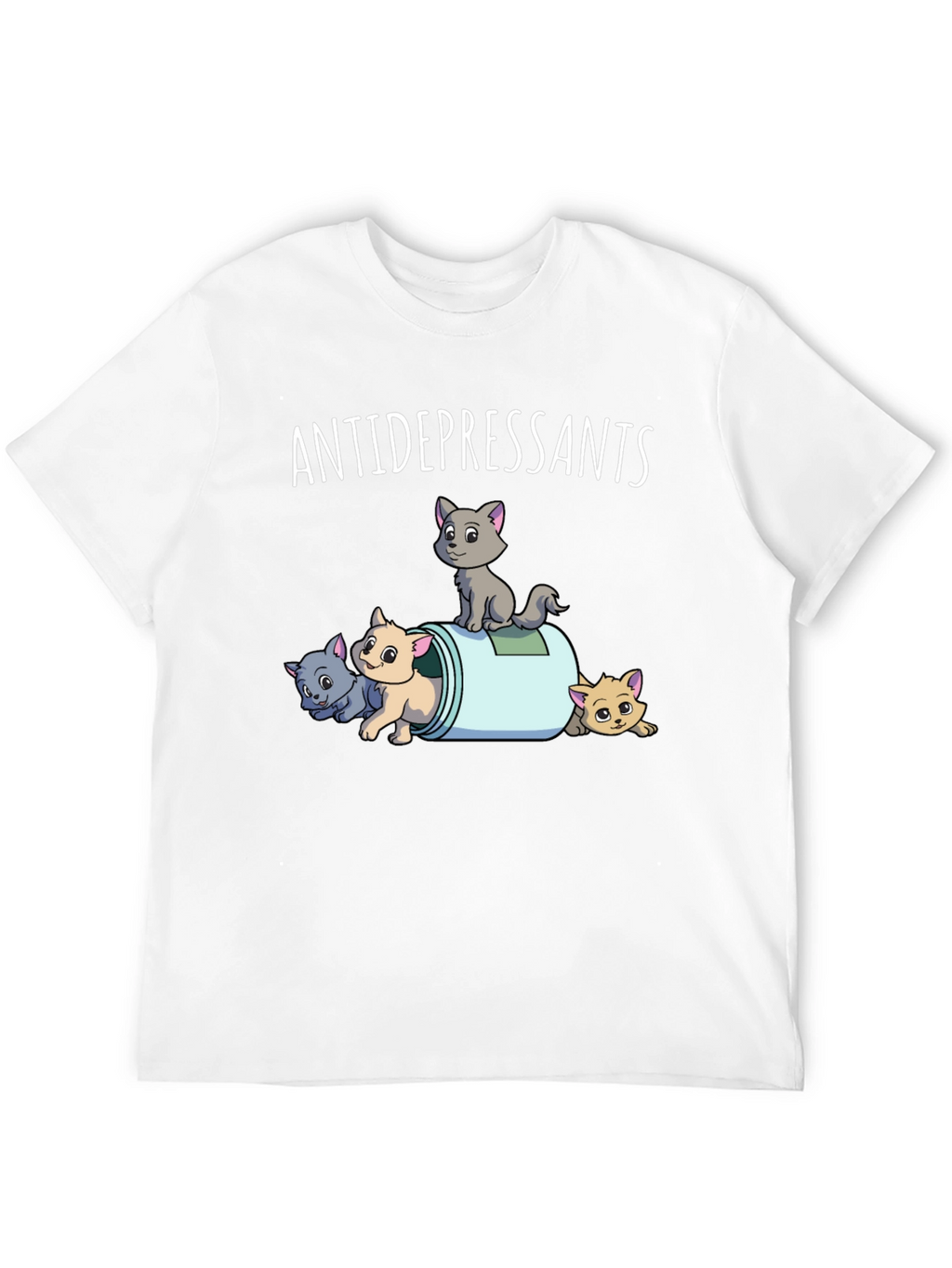 Antidepressants Cats Graphic Tee