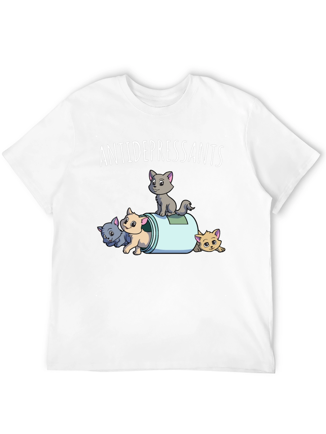 Antidepressants Cats Graphic Tee