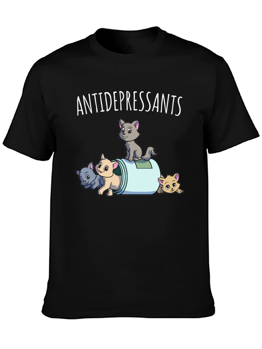 Antidepressants Cats Graphic Tee
