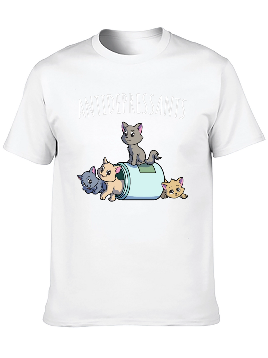 Antidepressants Cats Graphic Tee
