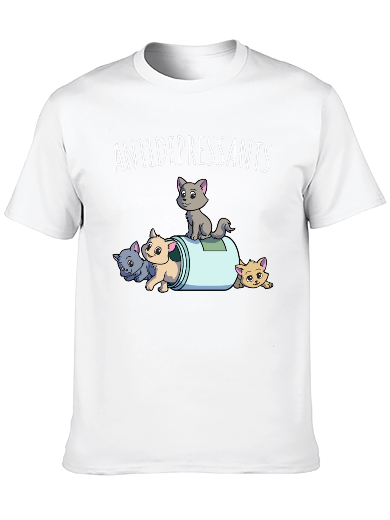 Antidepressants Cats Graphic Tee